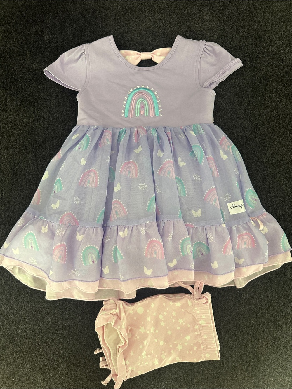 Always in Bloom Rainbow Butterfly Dress - size 5